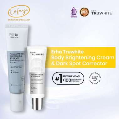 ERHA Truwhite Body Brightening & Dark Spot Cream - Krim Pencerah Wajah & Ketiak atasi Flek Hitam