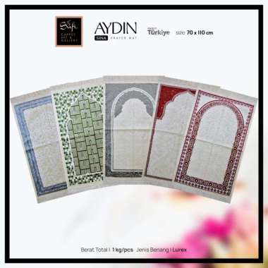 Sajadah Lipat Turki Halus Aydin Sina 70x110 Cm