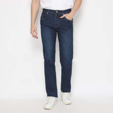 POLICE Celana Jeans Panjang V Pocket Biru Pria 29 Biru