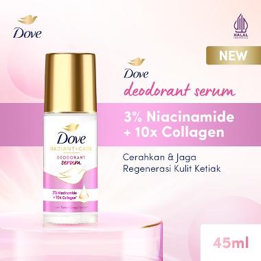 Dove Deodorant Serum Roll On Pink Niacinamide + Collagen [45 mL]