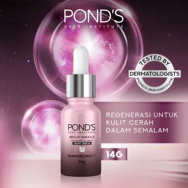 Pond's Bright Miracle Night Serum 14G
