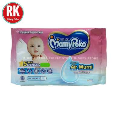 MamyPoko Wipes Non Perfume 50 Tisu Basah MamyPoko Air Murni Non Fragrance
