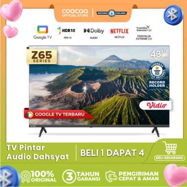 NEW COOCAA 43 inch Z65 - GOOGLE TV - 2K LED-TV - HDR 10 - Flicker Free - Low Blue Light - Eye Care -