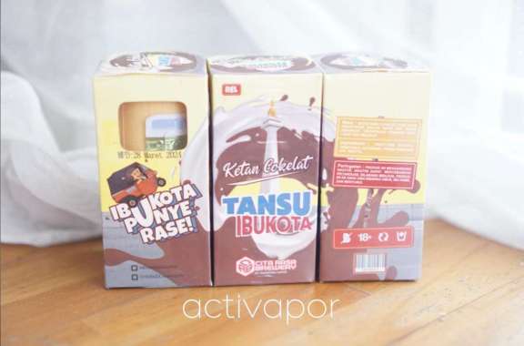 Tansu Ibukota V2 Ketan Coklat 3mg 6mg 60ml Freebase Milk Milks 9mg
