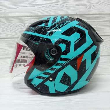 HELM KYT HALF FACE KYT DJ MARU MOTIF L/XL /XXLORIGINAL XL #16 TOSCA