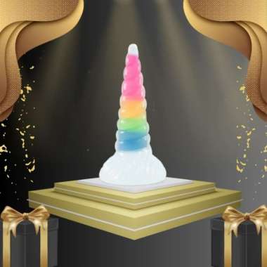 Redmitra SEXTOYS Wanita - DILDO Luminous Unicorn Menyala Dalam Gelap Luminous Unicorn