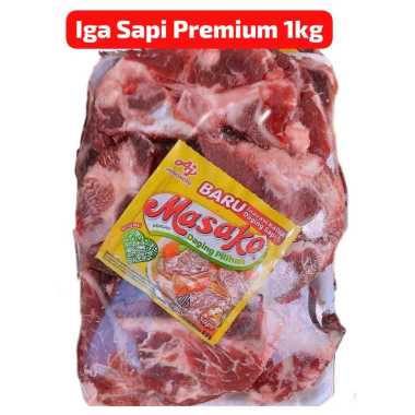 Iga Sapi Premium 1kg Daging Super Tebal