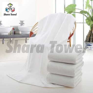 OEM Bath Towel Handuk Mandi Hotel - Putih Putih
