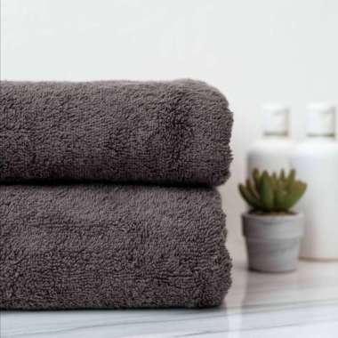 OEM Bath Towel Handuk Mandi Hotel - Putih Grey