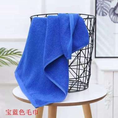 OEM Bath Towel Handuk Mandi Hotel - Putih Blue