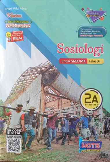 Buku LKS KHARISMA PUTRA NUGRAHA SMA/MA Kelas 11 Merdeka Ganjil 2024/2025 - Original Sosiologi