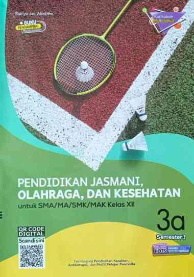 Buku LKS PUTRA NUGRAHA SMA/MA Kelas 12 Merdeka Ganjil 2024/2025 - Original PJOK