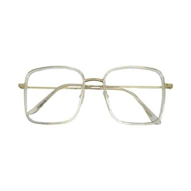 Raja Import F5349 Kacamata Fashion Wanita / Kacamata Korea Gaya Retro Round / Eyeglasses Metal Frame