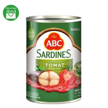 ABC Sardines Saus Tomat 425 gr
