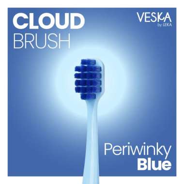 Veska by LEKA Cloud Brush - Sikat Gigi Toothbrush (Gusi Sensitif & Behel Kawat Gigi) Periwinky Blue