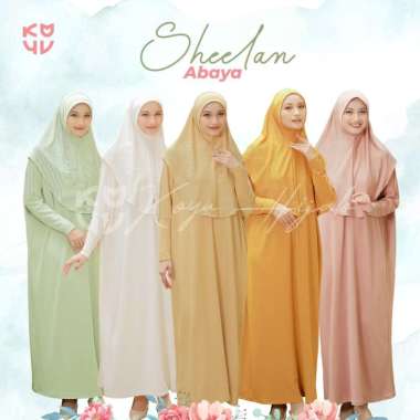 SHEELAN ABAYA ONLY ( ABAYA SAJA ) SAGE GREEN