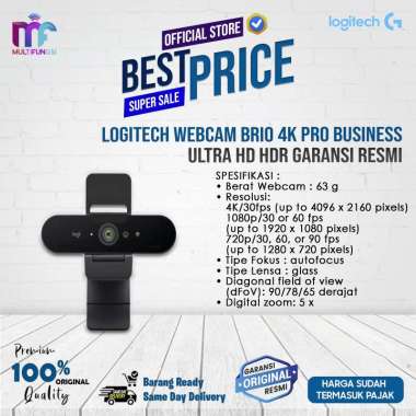 Logitech Brio Ultra HD Pro Webcam