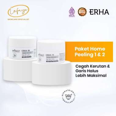 ERHA 10 & ERHA 11 - Krim Home Peeling Wajah Eksfoliaasi