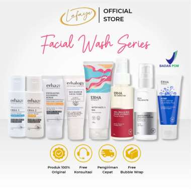 ERHA Pembersih Wajah Sabun Muka ACSBP ECS Age Corrector Brightening Skin Exfoliating Cleansing Scrub