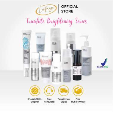 ERHA Truwhite Brightening Day Night Cream Serum Toner Facial Wash Lotion Eye Neck Cream Pemutih Keti