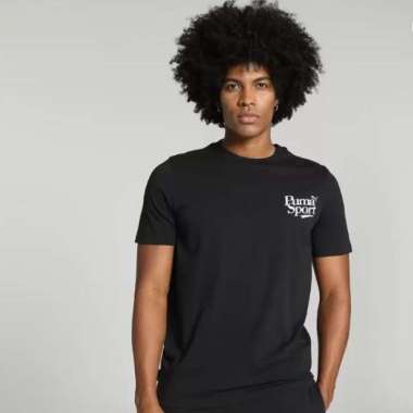 Puma Men Sportswear Graphics Legacy Tee [62273901] Atasan Olahraga Pria