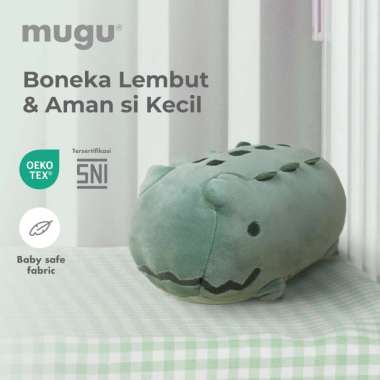 Mugu Stuffed Doll - Boneka Mainan Bayi Anak, Warna Hiro