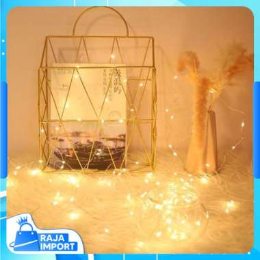 Raja Import L5571 Lampu Natal Hias Tumblr 10M 100LED / Lampu Tumblr Kawat Hias Dekorasi Baterai / La