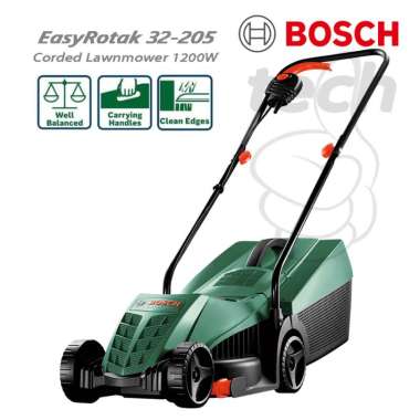 Mesin Pemotong Rumput Dorong Listrik Lawn Mower Bosch Easy Rotak 32-205