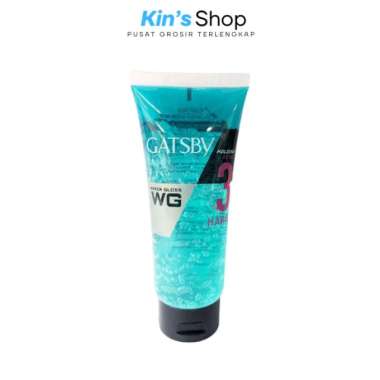 Gatsby WG Water Gloss Tube Minyak Rambut 100 gr Biru