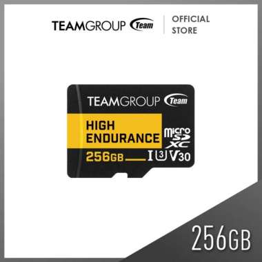 TEAMGROUP MEMORY CARD HIGH ENDURANCE MICROSDXC V30 U3 UHS-1 256GB NO ADAPTER