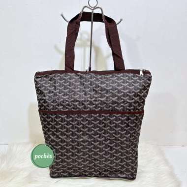 TAS BELANJA LIPAT SIMPLE / KANTONG BELANJA MOTIF / ECO SHOPPING BAG BESAR ANTI AIR PREMIUM POCHES Re