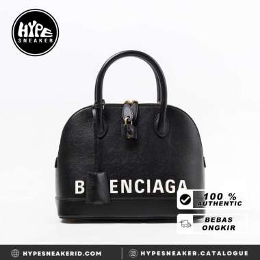 Tas BALENCIAGA VILLE GHW BLACK TOP HANDLE BAG SMALL 100% ORIGINAL 26X21X12CM