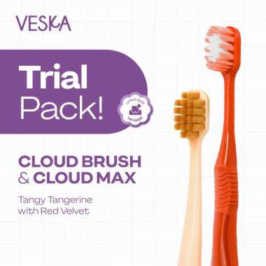 Veska by LEKA - Buy 1 Get 1 Cloud Max Brush + Cloud Brush - Sikat Gigi untuk Gusi Sensitif untuk Beh