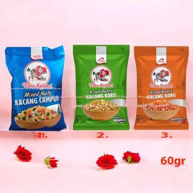Dua Kelinci 60gr Kacang Campur Kacang Koro Rasa Original Rasa Pedas 2 Kelinci Mixed Nuts Kacang Camp
