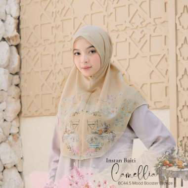 Hijabwanitacantik - Instan Baiti Camellia | Hijab Instan | Jilbab Instan Mood Booster Bronze