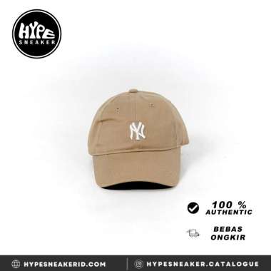 Topi MLB NY SMALL WHITE BROWN CAP 100% ORIGINAL
