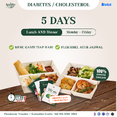 Diabetes & Kolesterol - 5 DAYS Lunch AND Dinner (Monday - Friday)