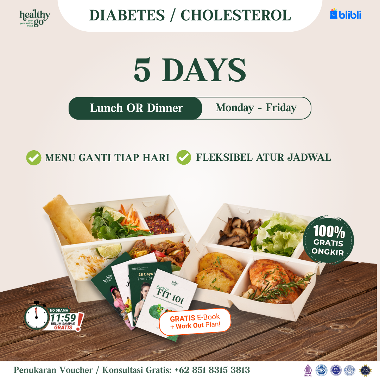 Diabetes & Kolesterol - 5 DAYS Lunch OR Dinner (Monday - Friday)