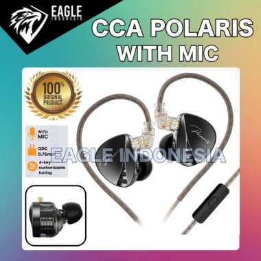 CCA Polaris In Ear with 4 Tuning Switch Single DD Earphone - with MIC