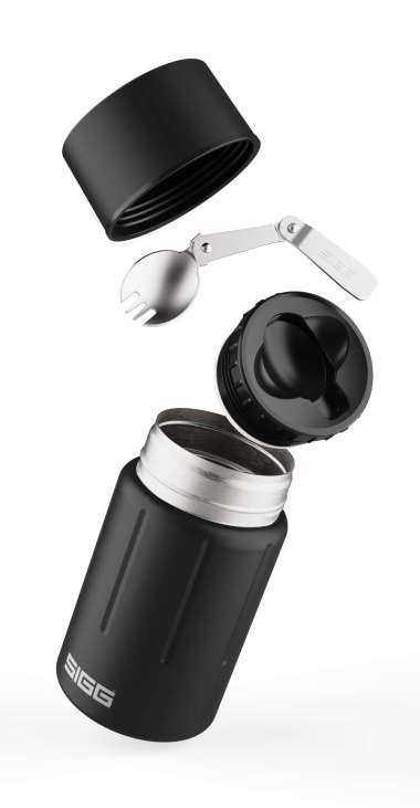 SIGG Food Jar Termos Makan Gemstone FJ Obsidian 500 mL