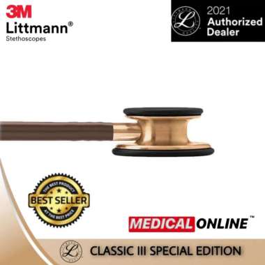 3M LITTMANN #5809 Classic III Stethoscope - Chocolate Tube [27 Inch] 5809