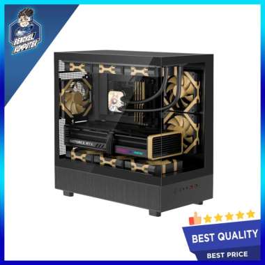 CASING PC DIGITAL ALLIANCE N30X MATX INCLUDE 3 FAN BLACK