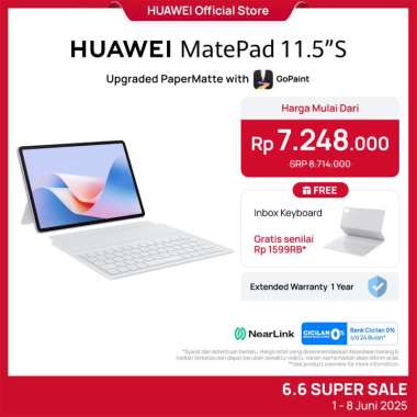 HUAWEI MatePad 11.5"S PaperMatte Edition Tablet [8+256GB] | NearLink Accessories | GoPaint | PC-leve