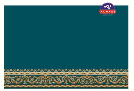 Alhadi Karpet Masjid NATRA METERAN Ukuran 100 x 120cm Tebal 15mm Sajadah Mushola Empuk Lembut Padat 