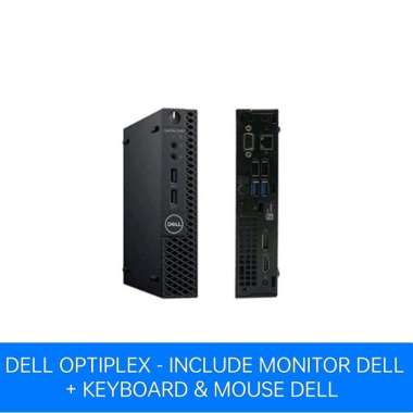 DELL PC DESKTOP OPTIPLEX 3060 MICRO INTEL CORE I5 8500T 8GB DUAL STORAGE SSD 512GB + 500GB SATA W10P