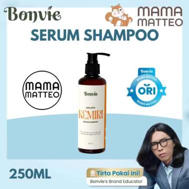 BONVIE Serum Shampoo Anti Lepek Kemiri 250ml / Sampo SLS & Paraben Free / BONVIE BANDUNG Bonvie Seru
