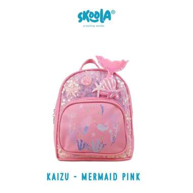 Skoola Tas Anak Perempuan PAUD Remaja Ransel Mermaid - Kaizu MERMAID PINK