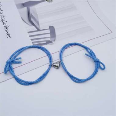 Raja Import G5277 (2PCS) Gelang Couple Magnet Love / Gelang Couple Pria Wanita / Gelang Fashion Kore