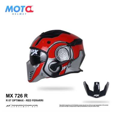 Helm JPX Full Face Mx-726R - R07 Optimax XL Pepsi Blue Gloss