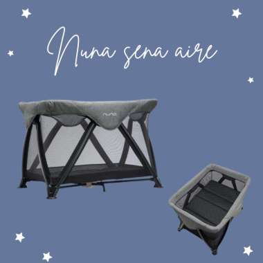 Nuna sena aire - Box Bayi / Kerangjang Tidur Bayi Charcoal